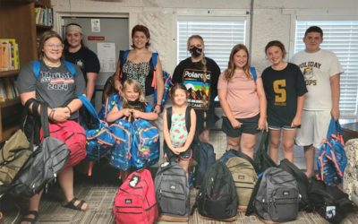 Boston Blazers 4-H Club Pack Up Backpack Blessings