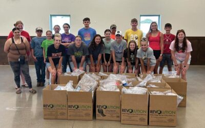 Marshall County 4-H Youth Provide Comfort Care Kits